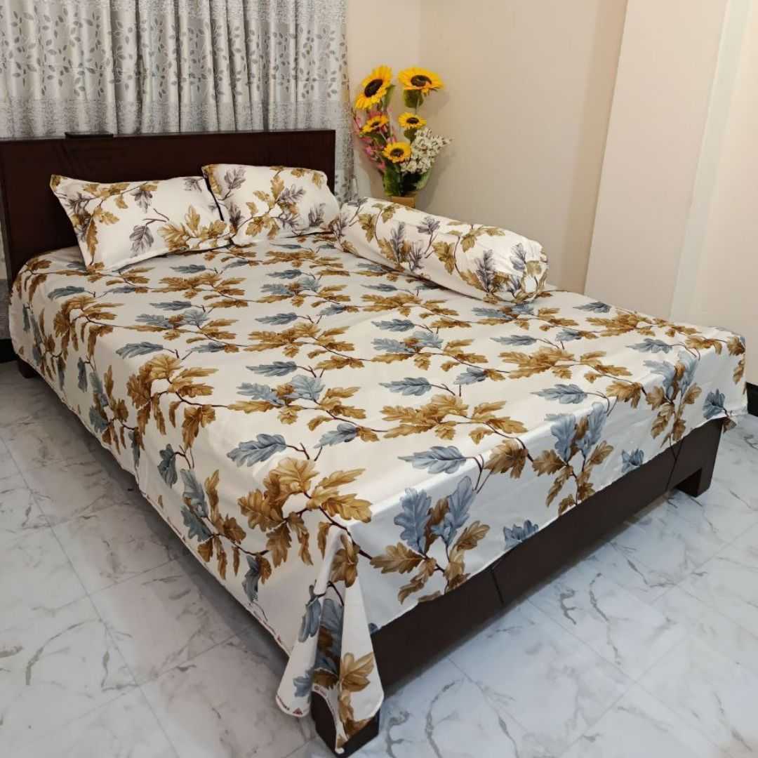 Luxury,King,size,Bed,Sheet,with,Matching,Pillow,covers