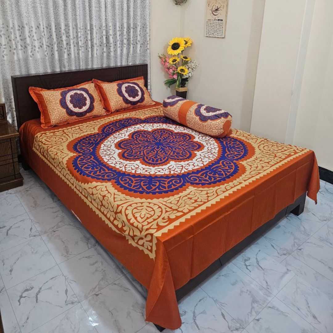 Luxury,King,size,Bed,Sheet,with,Matching,Pillow,covers