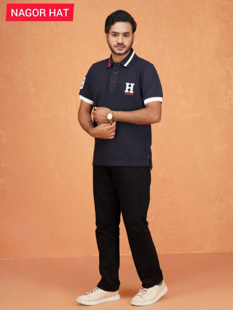 Nagor,Hat,Premium,Two,Tone,Polo,T-Shirt,for,Men
