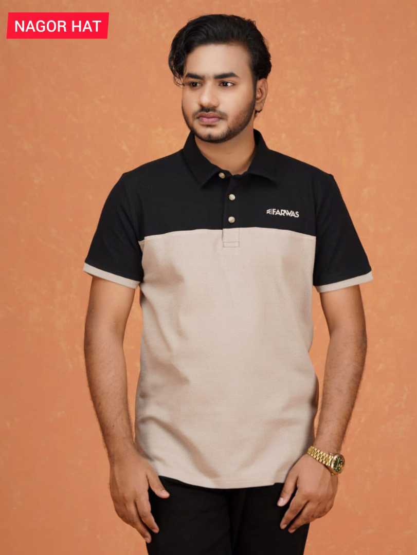 Nagor,Hat,Premium,Two,Tone,Polo,T-Shirt,for,Men