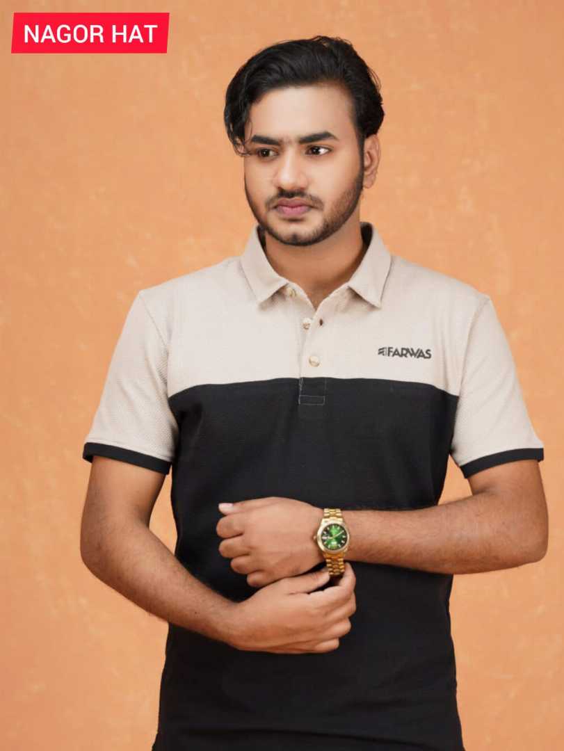 Nagor,Hat,Premium,Two,Tone,Polo,T-Shirt,for,Men