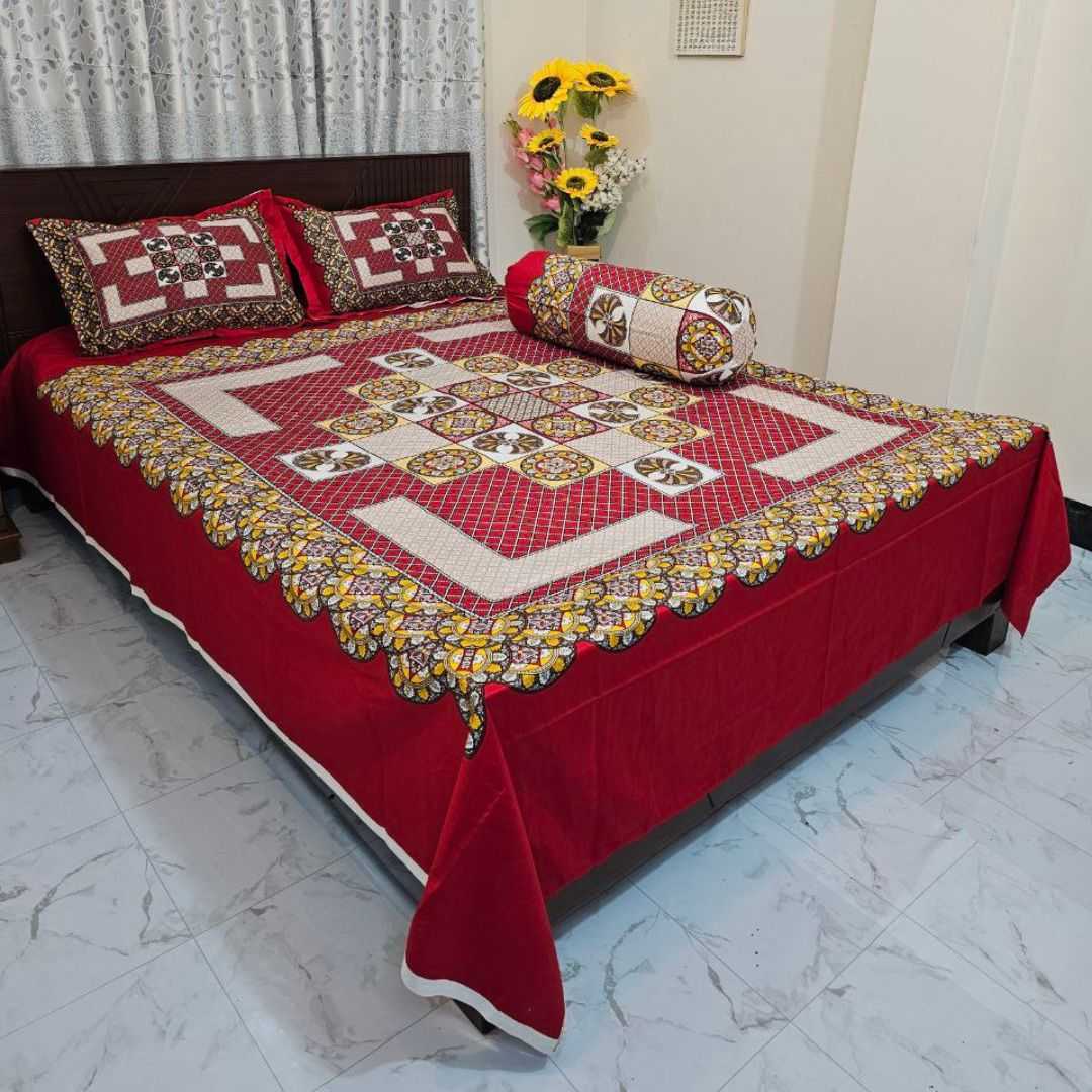 Luxury,King,size,Bed,Sheet,with,Matching,Pillow,covers