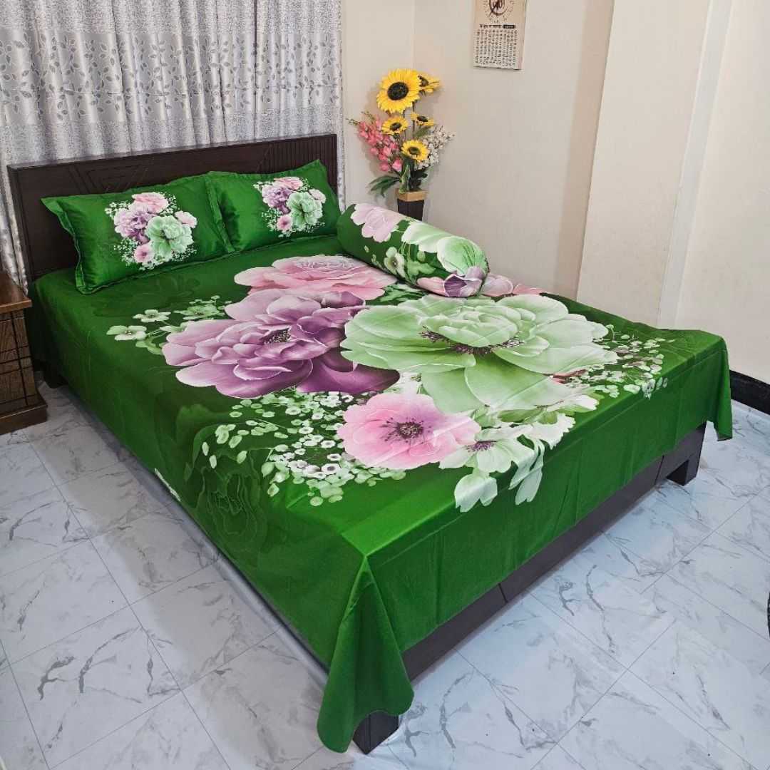Luxury,King,size,Bed,Sheet,with,Matching,Pillow,covers