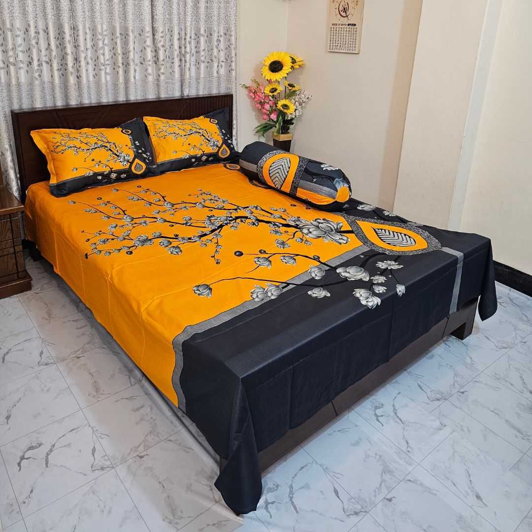 Luxury,King,size,Bed,Sheet,with,Matching,Pillow,covers