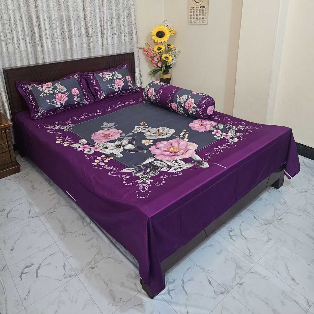 Luxury,King,size,Bed,Sheet,with,Matching,Pillow,covers