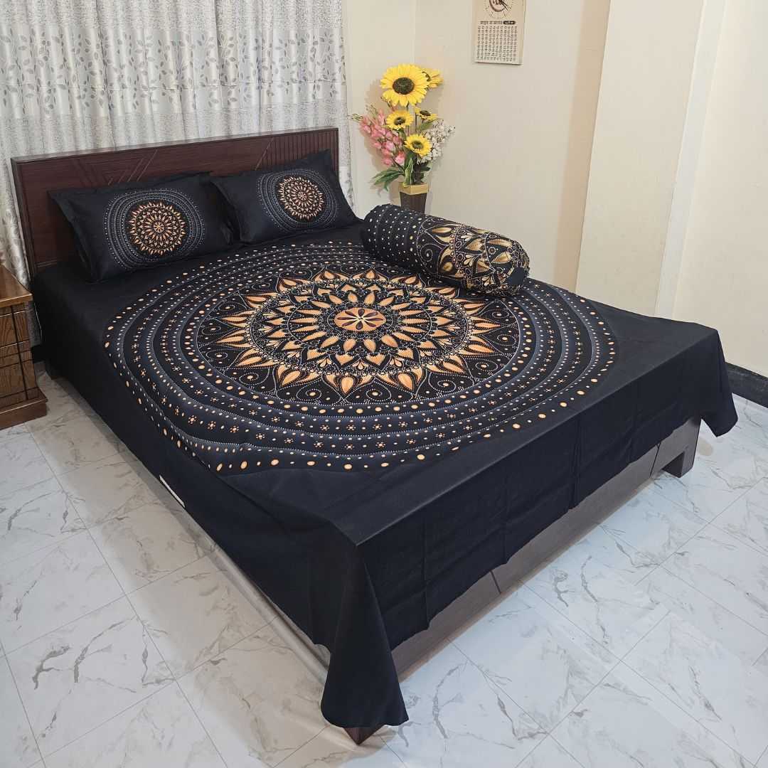 Luxury,King,size,Bed,Sheet,with,Matching,Pillow,covers