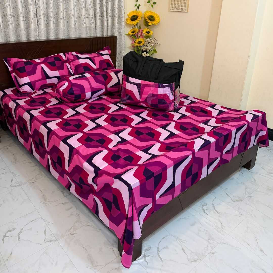 ৫,পিছ,সেট,প্রিমিয়াম,কোয়ালিটি,টুইল,কটন,ফেব্রিক্স,কমফোর্টার