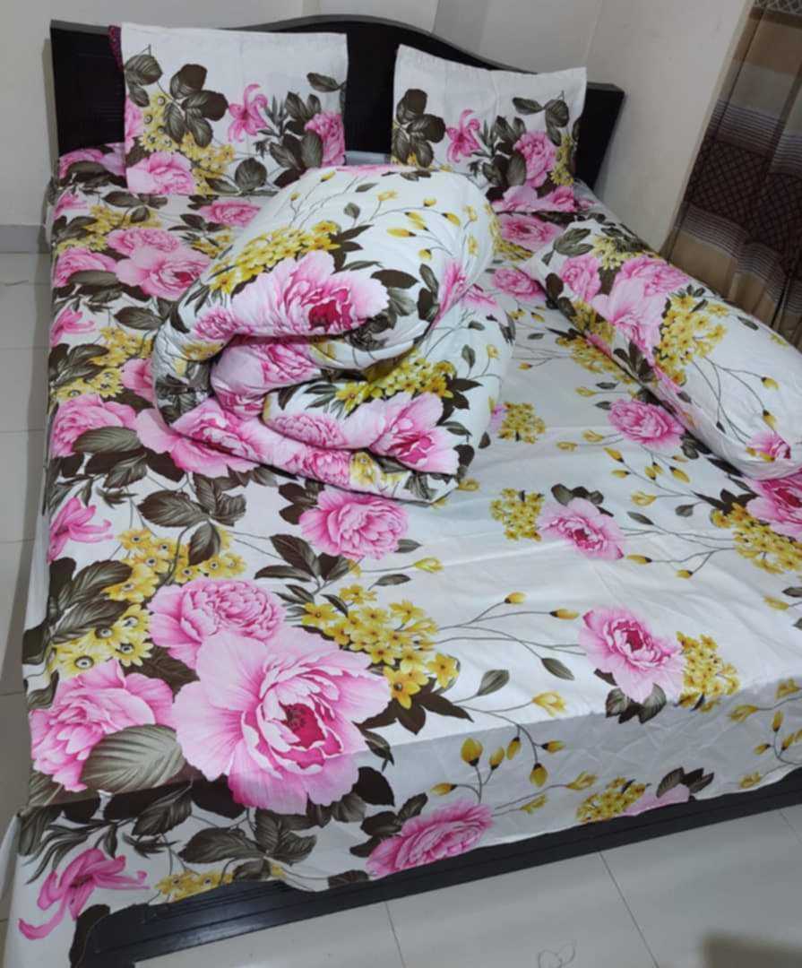 ৫,পিছ,সেট,প্রিমিয়াম,কোয়ালিটি,টুইল,কটন,ফেব্রিক্স,কমফোর্টার
