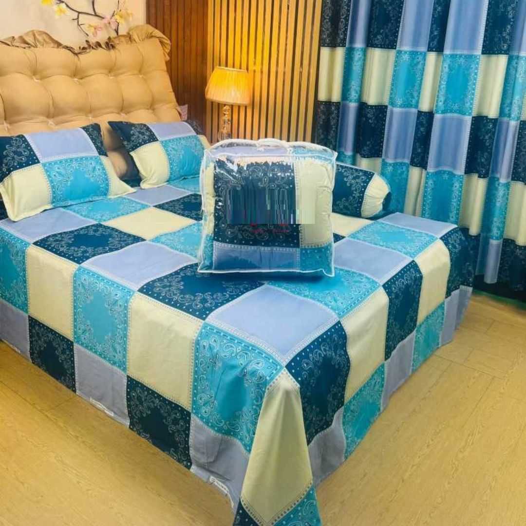 ৫,পিছ,সেট,প্রিমিয়াম,কোয়ালিটি,টুইল,কটন,ফেব্রিক্স,কমফোর্টার